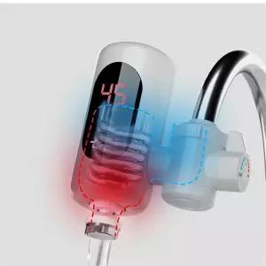 (튼튼)한빛 따수온 전기온수기 HV-888 순간-세로형기 용품 난방 겨울 간이 욕실 국산