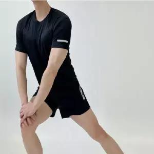 남성반팔바지세트 반팔셋업 쿨링 반팔티 뒷포켓 3부반바지 스포티룩 헬스 조깅