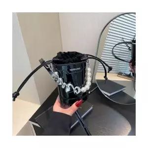 야무치 여자 데일리룩 가방 미니백 개성있는 미니멀 진주 체인 토트백 스타일리쉬하고 미니 숄더 겸 크로스