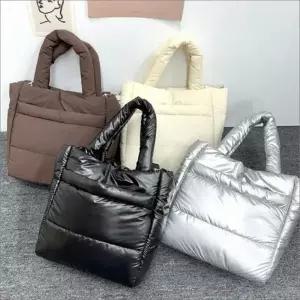 패딩 여자 4컬러 빵빵한 크로스백 토트백 겨울가방