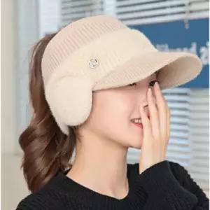 골프 니트 귀달이 겨울 넥워머 방한 헤어밴드 썬캡 골프이어 귀마개 여성 겨울 용품 여성 여아 모자 모자