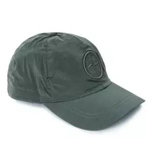 [스톤아일랜드]26SS 스톤 나일론메탈 캡모자 카키그린 L1S159100011 S0076 V0059