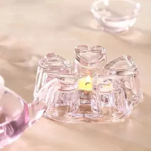 투명 내열유리 티 워머 가정 카페 찻집 티라이트 홀더 다도워머 차워머 차포트워머 티포트워머 유리티워머