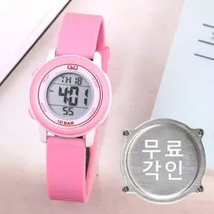 무료각인 큐앤큐 M208J-004Y 어린이 방수 아동우레탄시계 d