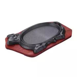 무쇠 스테이크판 유니크한 구이팬 무쇠구이팬 솥뚜껑 주물