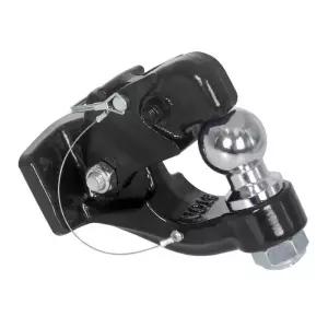 견인장치 ZAIQU 8톤 17600파운드 단조 트레일러 히치 50mm 2인치 볼 오프 개조 견인 고리 장치 핀틀 훅 부