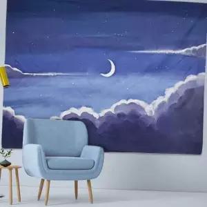 벽인테리어 패브릭포스터 포인트 가리개 커튼 초승 L WECA6FA