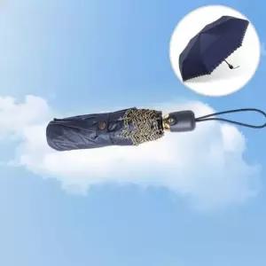 튼튼한 네이비 자동 양산 접이식 암막 양우산 휴대용 WFJOTXN