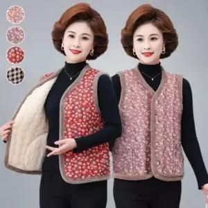 [라일리여성의류] Rly 방풍보온 융털 엄마베이직 할머니 중년여성 김장조