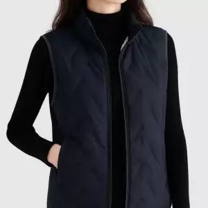 [라일리여성의류] Rly 조끼 여자 남자 패딩 방한조끼 깔깔이