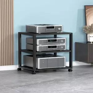 오디오선반 4단 랙 장식장 거치대 턴테이블 오디오랙 거실