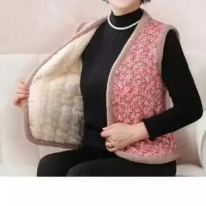 [라일리여성의류] Rly 멀티컬러 중년여성 플로럴프린트 융털 할머니할머니