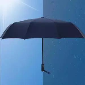 블랙 3단 자동우산 원터치 양산 겸용 자외선차단 우산 WEC90A8
