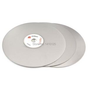 다이아몬드 그라인딩 디스크 세트 연마 휠 코팅 플랫 랩 도구 보석 6 인치 150 mm 그릿 60-3000 3 개