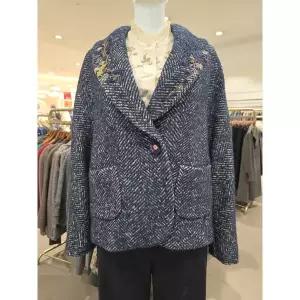 [비꼴리끄]해링본 울 해치 마이카라 재킷 B234WJ3060_s