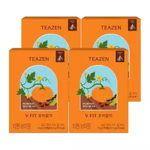 [티젠] 브이핏 호박팥차 15티백 x 4박스 (총 2개월분)
