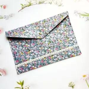 빈티지 서류가방 A4 파일 블루 서류 WEE58FF