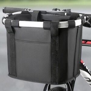 전기자전거 바구니 짐받이 조리 14인치 합금 라이트 짐 핸들 카고바이크 듀얼모터