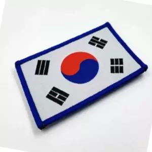 세계 국기 와펜 마크 여행가방 야전상의