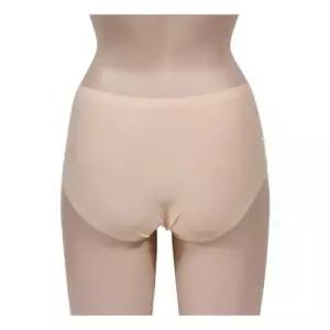 여성 무봉제 심리스 누디 미디 레깅스 팬티 WEEB695