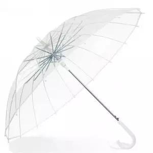 투명우산 투명 비닐 반자동우산 골프우산 판촉물 16K WEDDD5F