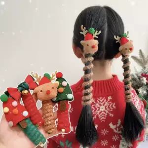 트위스트 E10] (개세트) 팬시피아 헤어장식 반짝 크리스마스