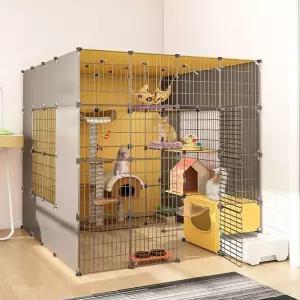 고양이 하우스 아크릴 호텔링 캣타워 대형 케이지