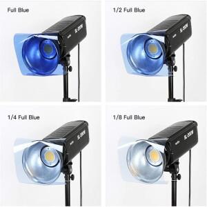 호환 50x40cm 색상 보정 젤 필터 파란색 사진 조명 시트 CTB 스튜디오 스트로브 손전등 Led 라이트