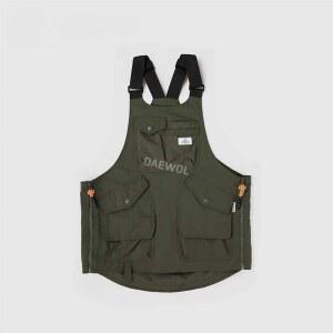 캠핑 앞치마 목공 조끼 원데이클래스 바리스타 다용도 작업조끼 그린 캠핑앞치마 정원사