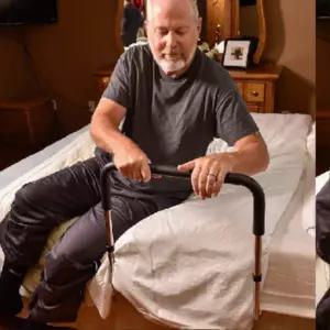 노인 환자 침대 낙상방지 난간 안전바 손잡이 소아과 어르신 쿠션