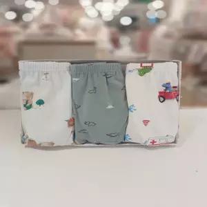 [오가닉맘]파이야 애플워니 미니디노남아사각팬티3종세트 MKFUDW06