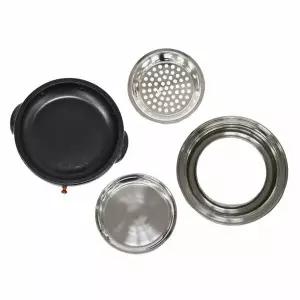 업소용 원형 주물 숯불화로대 세트 캠핑 바비큐