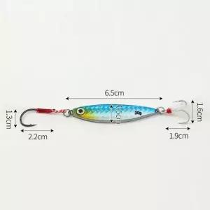 메탈 바이브 갈치 낚시 지그 루어 블루