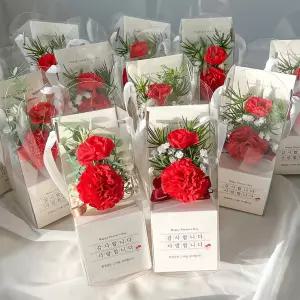 GGRO 카네이션 브로치 코사지 어버이날꽃 카네이션꽃다발