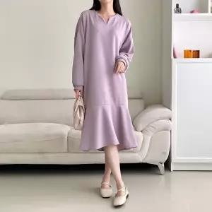 [아이우먼]스위트트임훌긴팔원피스 NOS614M601