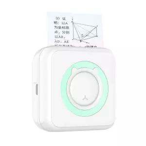 블루투스 기능 미니 핸드폰 포토 프린터 라벨 인쇄기 사진 인화기 HD 메모