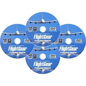 플라이트기어 플라이트 시뮬레이터 2025 X 프리미엄 디럭스 에디션 플라이트 심 4 디스크 DVD CD 세트 Microsoft Windows 11 10 PC 및 Mac OS와 호환 | 600대 이상의 항공기 및 전 세계 풍경!