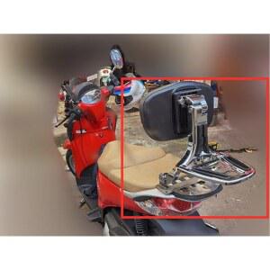 오토바이 등받이 퀵릴리즈 마운트 승객 스트리트 로드 다목적 킹 운전자 할리 투어링