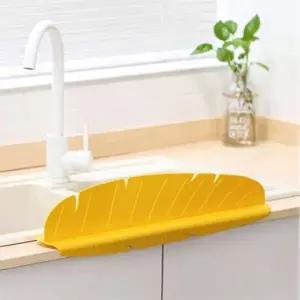 싱크대 튀김방지 가림막 주방 물막이 옐로