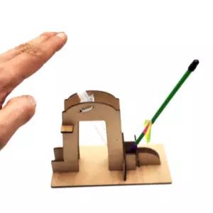 초등 주사위공기 빨대로켓 발사대만들기 특활활동 발명수업 목각