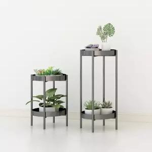 화분 받침대 선반 거실 스탠드 철제 플라워 진열 인테리어 정리대 북유럽