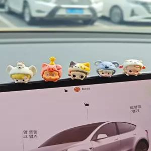 올원픽 테슬라모니터인형 테슬라 장식 피규어