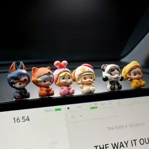 올원픽 테슬라모니터인형 모니터 차량용 귀여운