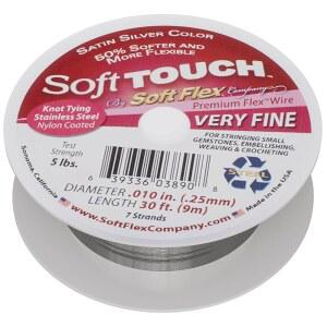 소프트 플렉스 킨크 저항 주얼리 비드 10 직경 매우 와이어 미세한 비딩 30피트 제작