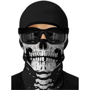 오토바이 체크 풀페이스 체커보드 마스크 입모양