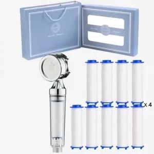( )리셀 3칠백 여행용 샤워기 필터포함 1개+필터 36개 선물세트