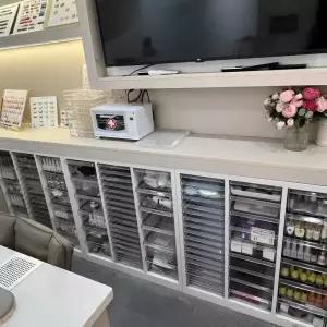 네일샵 서랍장 메니큐어 보관함 화이트 캐비닛 수납 14칸