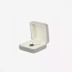 (연 그레이 펜던트 목걸이함-소)고급 쥬얼리 벨벳 보관함 보석함 선물함 목걸이함 소