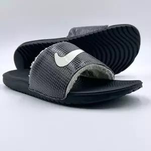 나이키 겨울 털 패딩 슬리퍼 방한 블랙 정품 DC9320-001 [국내매장판]