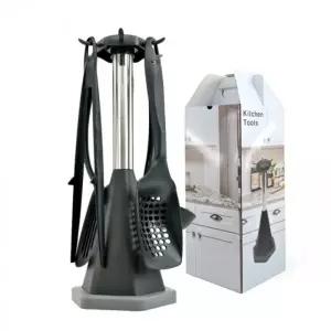 ( )파미레 폴리아미드 나일론 조리기구 6종 선물세트 국자 뒤집개 건지기 볶음스푼 요리집게 걸이대